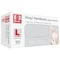 Zoro Select Disposable Gloves, Vinyl, Latex-Free, Powder-Free, Clear, L, (es of 100), PK10 VinylLC - alternate 2